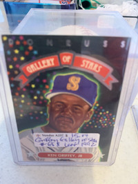 1992 Griffey Jr. Gallery of Stars Leaf Baseball Showcase 320