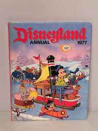 Vintage Walt Disney Disneyland Annual 1977 Hardcover Book