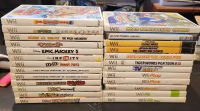 Wii Games for Sale! (list and prices in description), View more