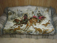 $75 OFF Beautiful Vintage Tapestry of a Winter Scene