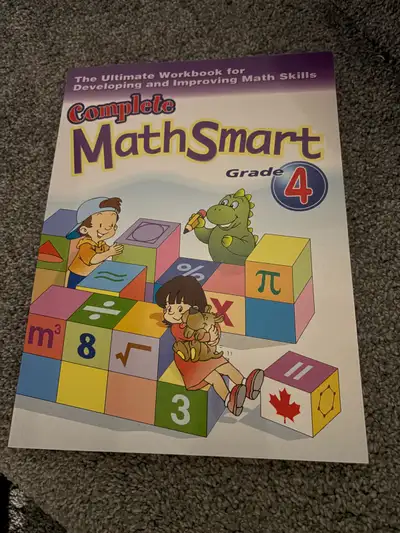 I'm offering a NEW Complete MathSmart Grade 4 workbook, perfect for helping your child develop and i...