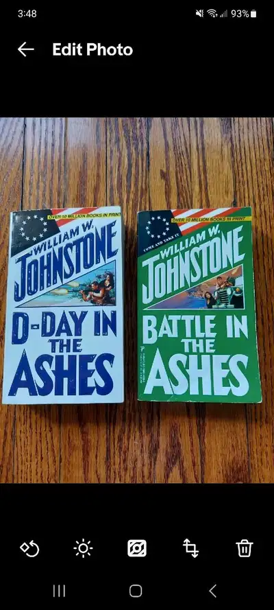 As per pics. The very thought provoking Out of the Ashes is a great read especially in today's situa...