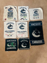 Vancouver Canucks White & Navy Playoff Towels, $13 each