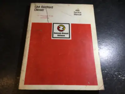 GM Bedford 381 & 466 Industrial & Marine Diesel Engines Manual, View more