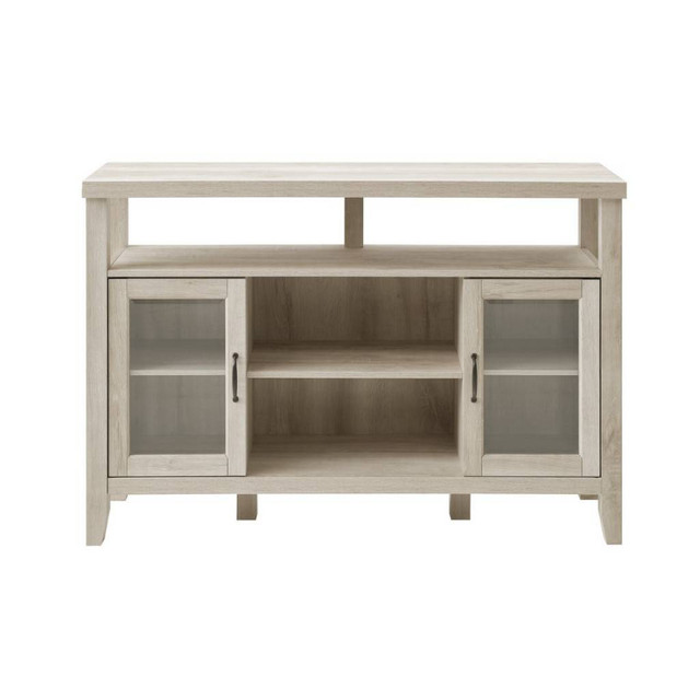 52" Rustic Wood TV Stand - White Oak in Bookcases & Shelving Units in Mississauga / Peel Region - Image 4