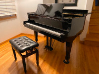 Weber Baby Grand Piano and Bench including music books