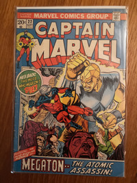 2 captain marvel titles #22, #50 comics