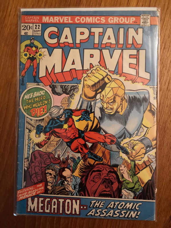 2 captain marvel titles #22, #50 comics in Comics & Graphic Novels in Muskoka