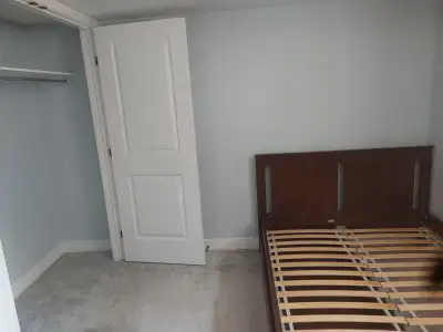 Furnished Basement Bedroom with a personal bathroom + shower. There are 2 other people (late 20s/ear...