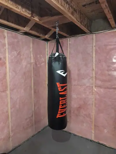 Punching Bag with gloves/wraps/mount, View more