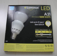 Luminus A21 Dimmable LED Light Bulb - NEW