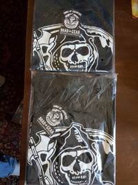 Two XL  T Shirts,new in package,SONS OF ANARCHY, for both.