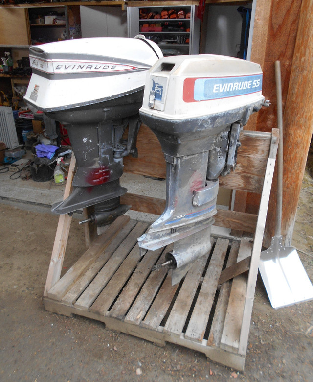 Evinrude LarkVI 40 HP , Outboard Evinrude 55 Johnson Marine Boat in Powerboats & Motorboats in 100 Mile House