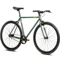 AVASTA Single-Speed Fixed Gear Urban Commuter Bike, Matt Green,