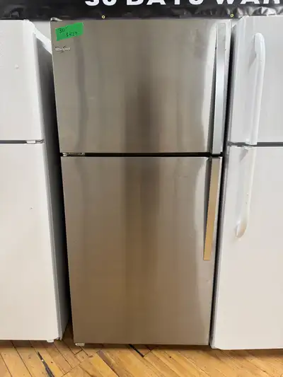  Whirlpool stainless steel two door fridge, View more