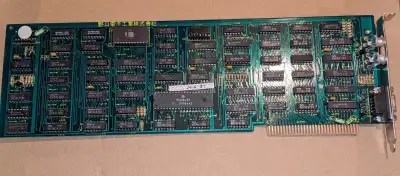 Vintage Color Graphics Card (CGA) 8-Bit ISA Made in Japan, View more