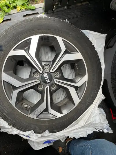 Tires only used one season. No longer needed as no longer have Kia Forte. Tires are mounted and read...