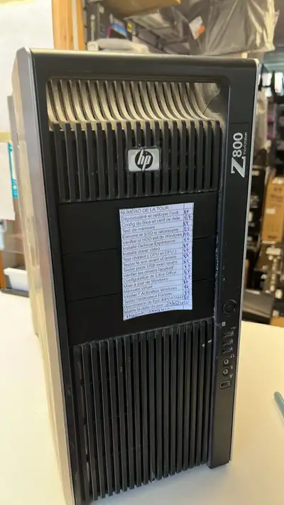 PC GAMING HP Z800 Xeon E5620 Dual CPU GTX1060 6Go 32Go SSD 1To, View more