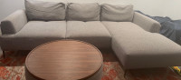 Sofa sectionnel Strctube gris