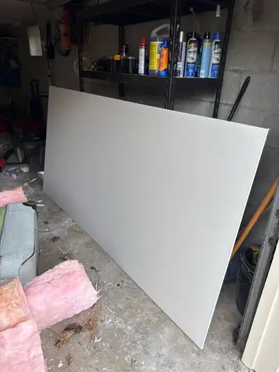 Finish my renovation and have an extra piece of half-inch drywall and insulation, if you need some e...