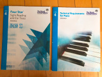 RCM Piano Level 4, Technical & Sight Reading, 2 books for $20