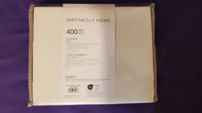 Unopened 100% Egyptian Cotton King Bedskirt 400 Thread Count, View more