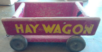 Vintage Wooden Hay Wagon, See Pictures