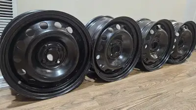 Brand new steel rims 16X6.5 4-100 *Diameter : 16 *Width : 6.5 *Bolt pattern : 4-100 *Offset : 42 *Ce...
