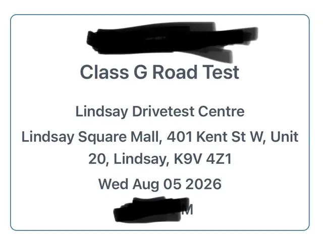 EARLY G2-G ROAD TEST BOOKING, DRIVING CLASSES528477585944104962