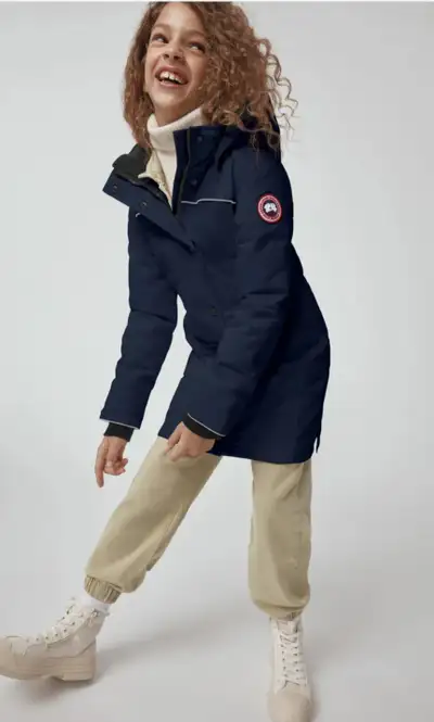 CANADA GOOSE YOUTH JUNIPER PARKA - ATLANTIC NAVY, View more