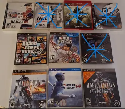 6 Jeux PS3 !!, View more