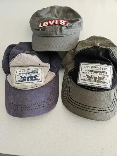 Levi's logo men's caps, $10 each, $20 for three, View more