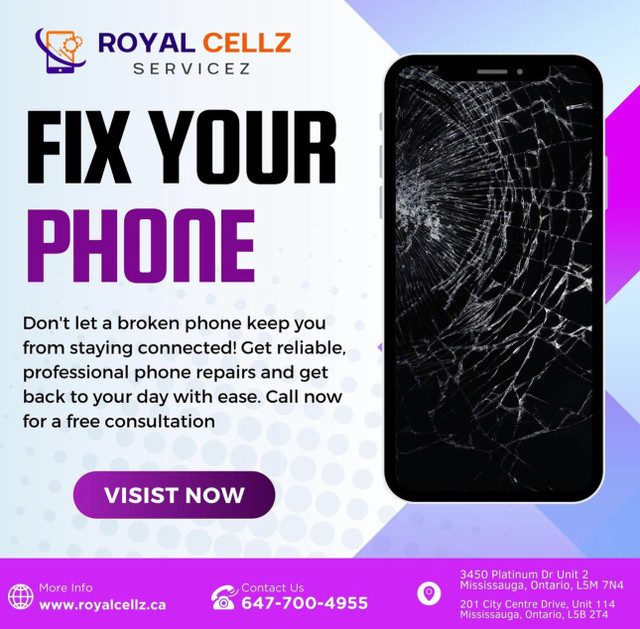 Screen Change Iphone Display Change Battery Change Charging Port in Cell Phone Services in Kitchener / Waterloo