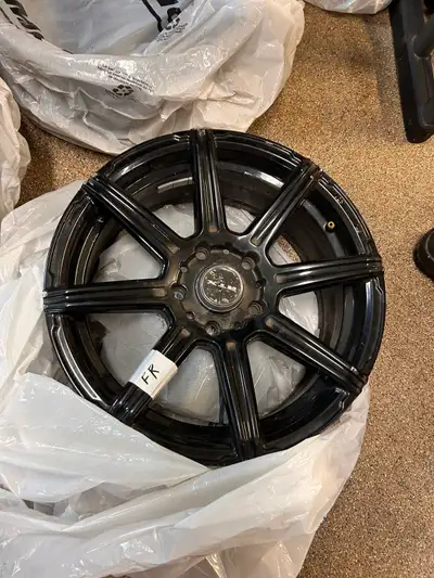 4 black rims available Bolt pattern 5x114.3