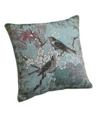 Brentwood Originals Blue Birds Decor Pillow