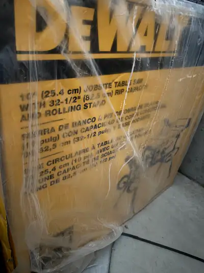 10” dewalt table saw, View more