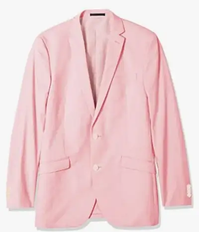 Kenneth Cole Unlisted Men's Pink Chambray Slim-Fit Blazer 42L, View more