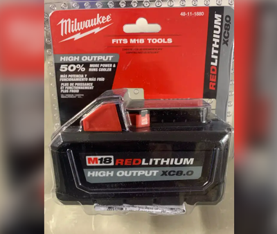 Brand NEW sealed Milwaukee M18 XC 8.0 Ah HIGH OUTPUT Battery, View more