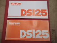 1979  Suzuki  DS125  Owner's Manuals  ....  English and French