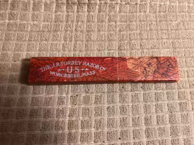 Antique "THE J.R.TORREY RZOR CO. US WORCHESTER, MASS." Empty Box