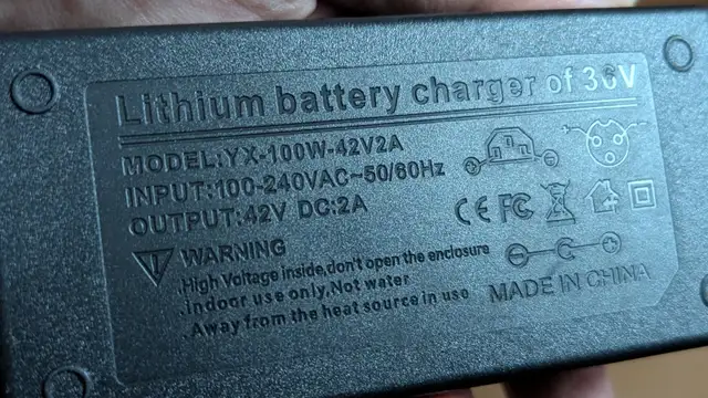 42v Power Charger for ebikes or scooters, tip 5.5mm or 8mm in General Electronics in Oshawa / Durham Region - Image 8