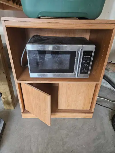 Free Microwave and stand, View more