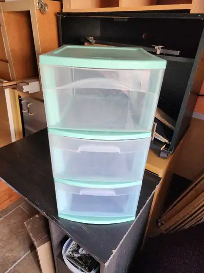 Sterilite 3 Drawers storage unit**no wheels included $12 ea....., View more