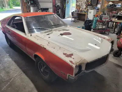 1969 AMX 390 X Code project. Complete Original car numbers matching 390, auto Pwr brakes/pwr steerin...