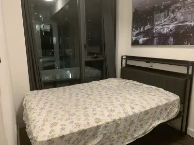 We have a master bedroom with huge closet available in our condo we are renting you will also have y...