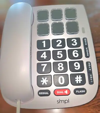Téléphone à grosses touches et photos SMPL pour aînés – Comme ne, View more