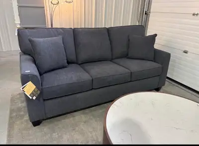 Navy Blue Fabric Sofa , View more