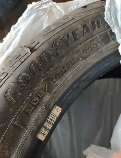Selling my sons tires. Vehicle was in an accident but kept the tires. They are from 2025. Really goo...