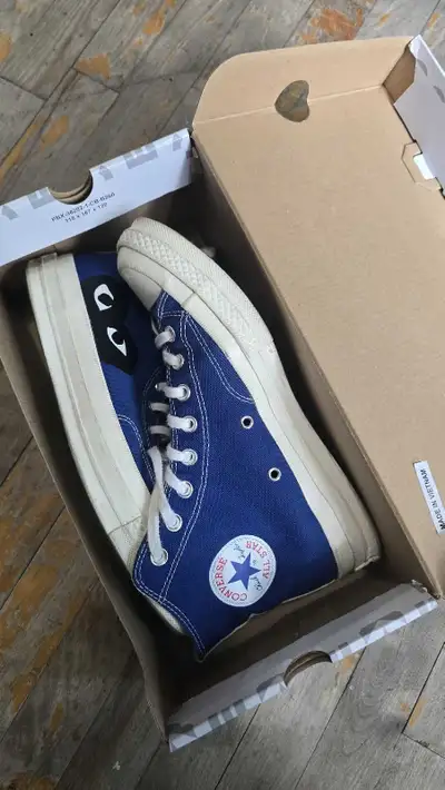 Converse CDG bleu royal, View more