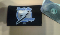 New NHL Tampa Bay Lightning Nylon Tri-Fold Wallet